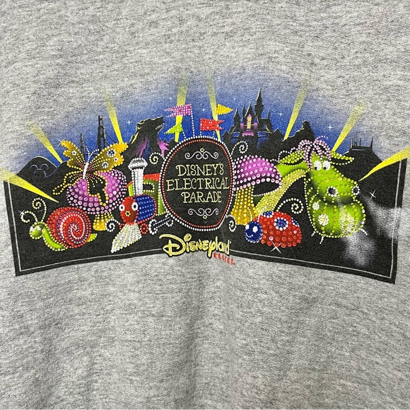 Vintage 90s/Y2K Disneyland Resort Kids Electrical Parade Crewneck Sweatshirt - Picture 2 of 4